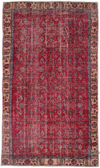 Alfombra Vintage Turca Anudada a Mano - 154 cm x 272 cm