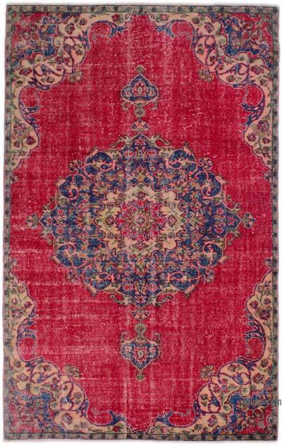 Vintage Turkish Hand-Knotted Rug - 5' 4" x 8' 7" (64" x 103")