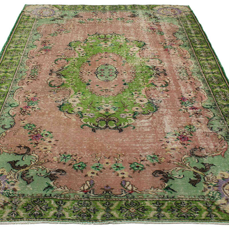 Alfombra Vintage Turca Anudada a Mano - 166 cm x 260 cm - K0082933