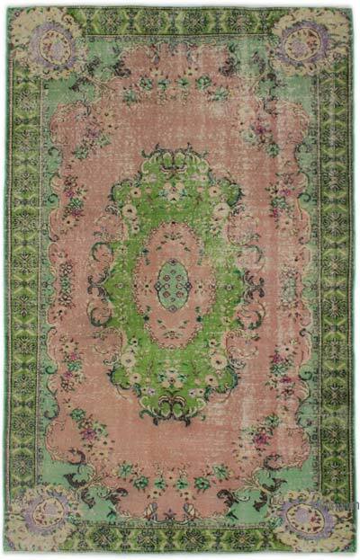Vintage Turkish Hand-Knotted Rug - 5' 5" x 8' 6" (65" x 102")