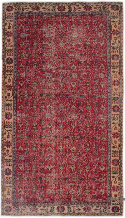 El Dokuma Vintage Halı - 152 cm x 270 cm
