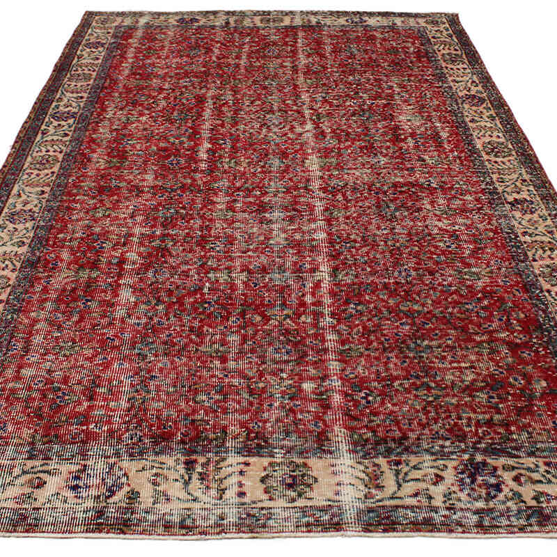 El Dokuma Vintage Halı - 170 cm x 278 cm - K0082936