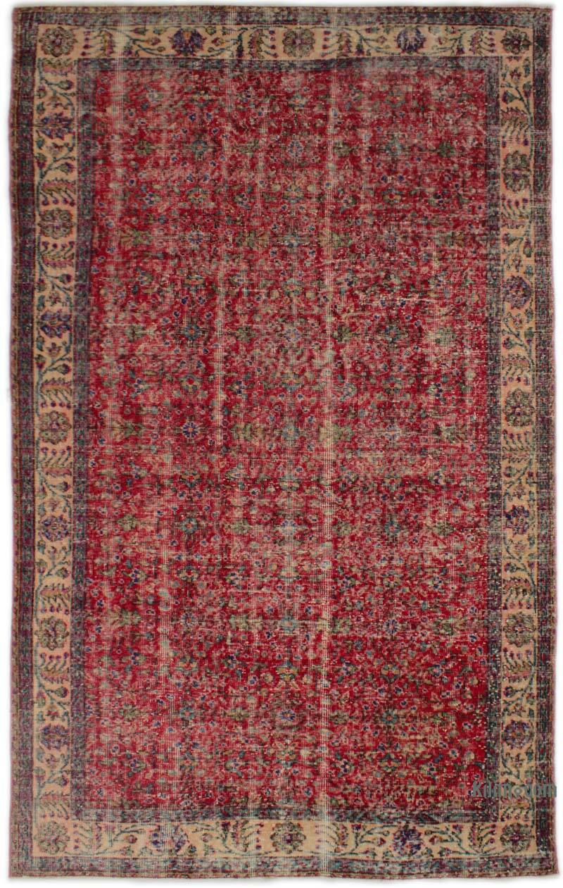 El Dokuma Vintage Halı - 170 cm x 278 cm - K0082936