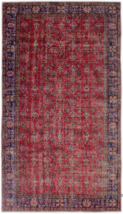 El Dokuma Vintage Halı - 150 cm x 263 cm