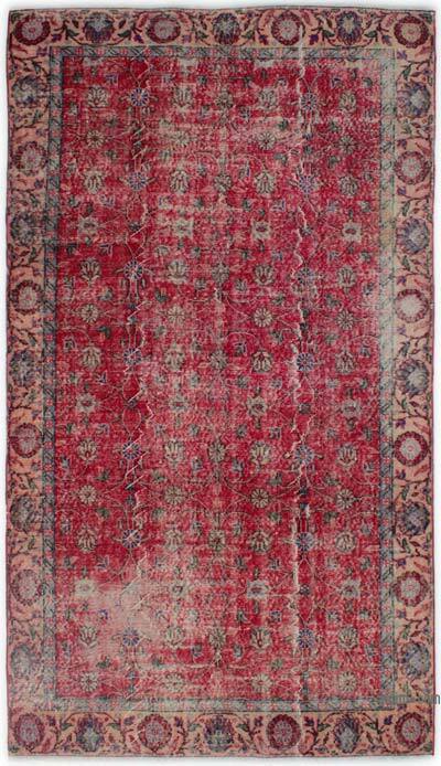 Vintage Turkish Hand-Knotted Rug - 4' 10" x 8' 8" (58" x 104")