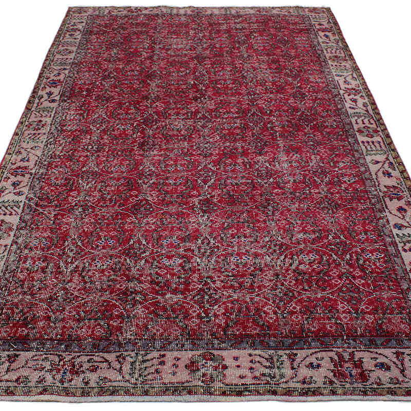 Vintage Turkish Hand-Knotted Rug - 5' 1" x 8' 10" (61" x 106") - K0082939