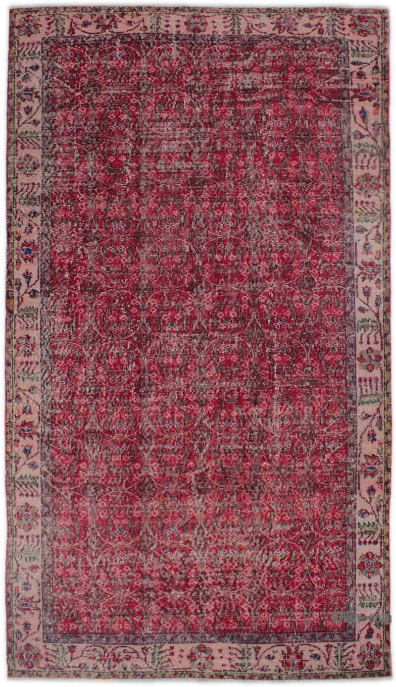 Vintage Turkish Hand-Knotted Rug - 5' 1" x 8' 10" (61" x 106") - K0082939