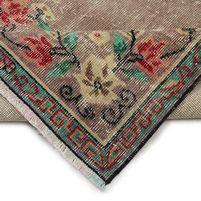 Alfombra Vintage Turca Anudada a Mano - 145 cm x 230 cm - K0082941