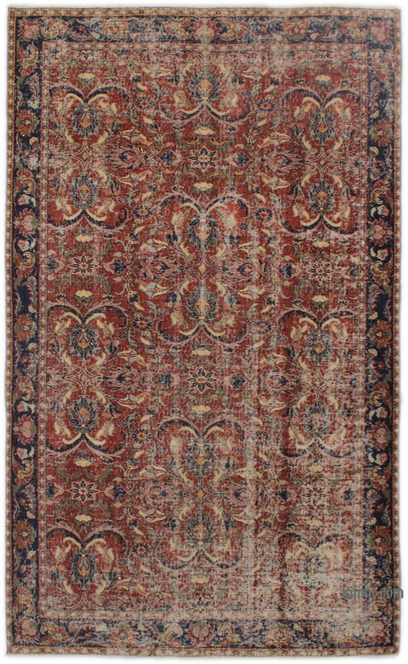 Alfombra Vintage Turca Anudada a Mano - 150 cm x 247 cm - K0082942