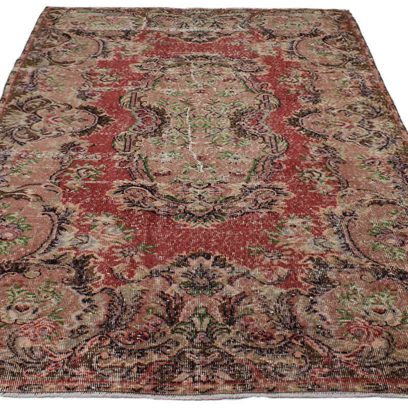 Vintage Turkish Hand-Knotted Rug - 5' 3" x 8' 7" (63" x 103") - K0082944