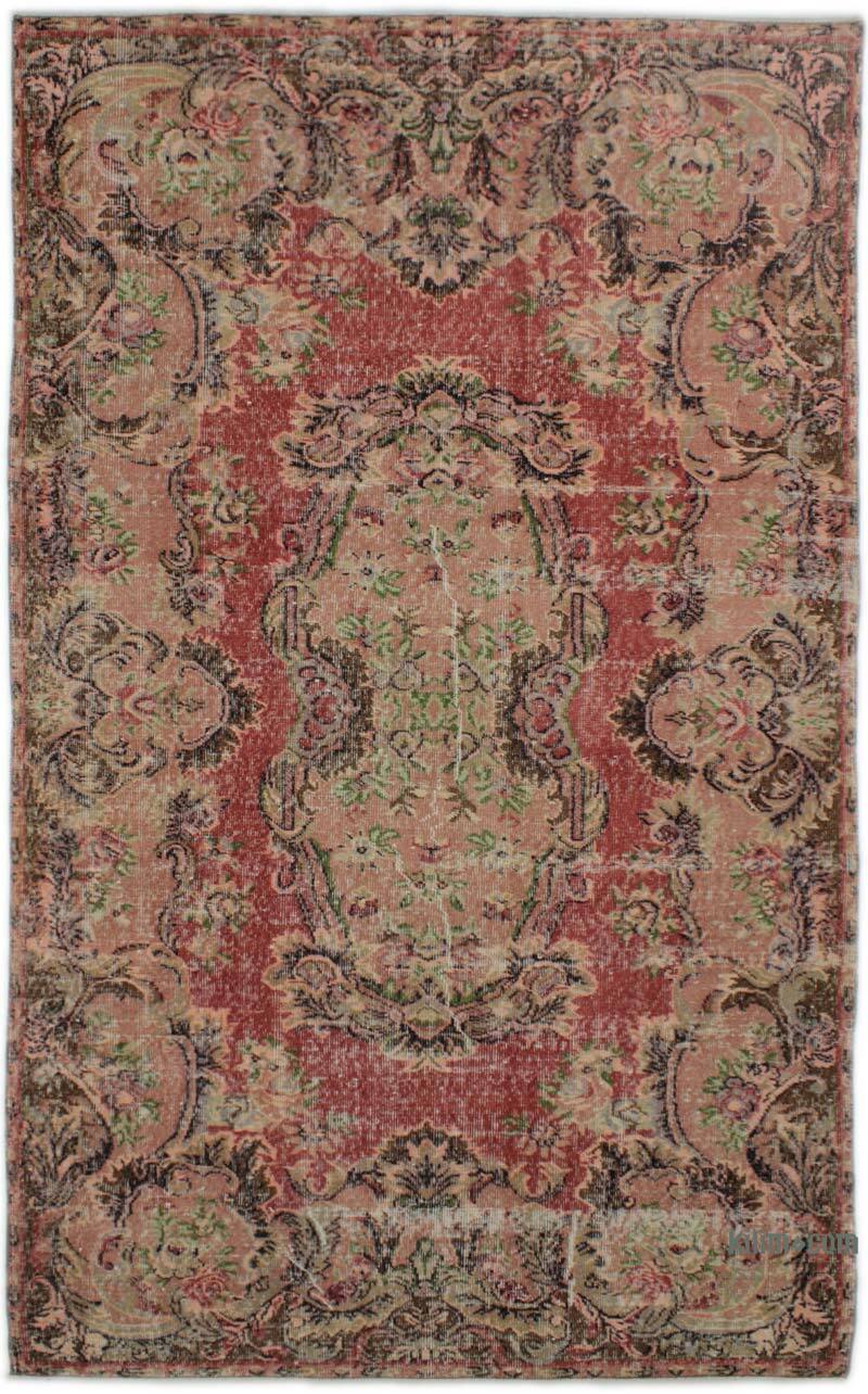 Vintage Turkish Hand-Knotted Rug - 5' 3" x 8' 7" (63" x 103") - K0082944