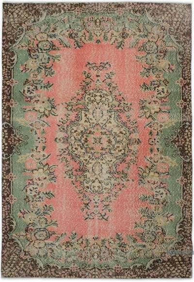 El Dokuma Vintage Halı - 165 cm x 241 cm
