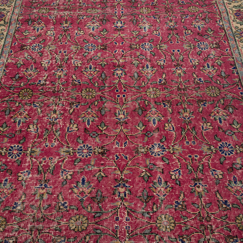 El Dokuma Vintage Halı - 154 cm x 241 cm - K0082946