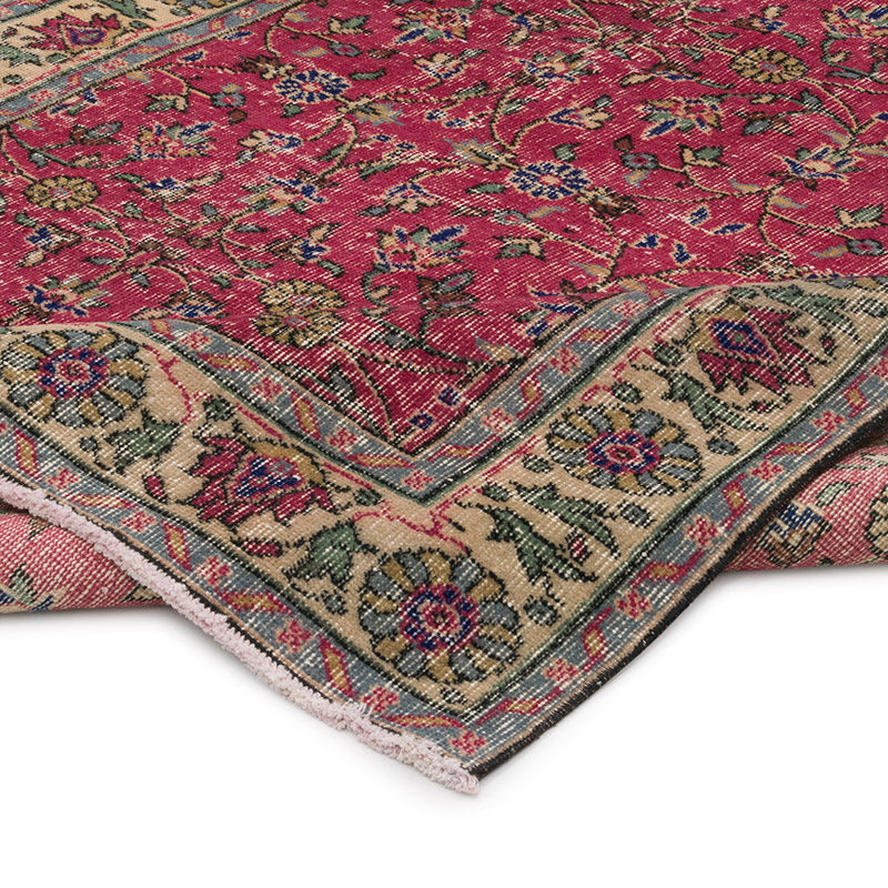 El Dokuma Vintage Halı - 154 cm x 241 cm - K0082946