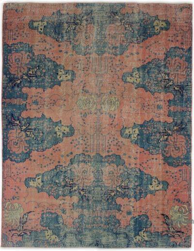 Vintage Turkish Hand-Knotted Rug - 6' 3" x 8'  (75" x 96")