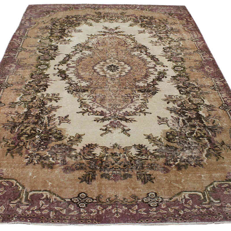 Alfombra Vintage Turca Anudada a Mano - 170 cm x 281 cm - K0082948