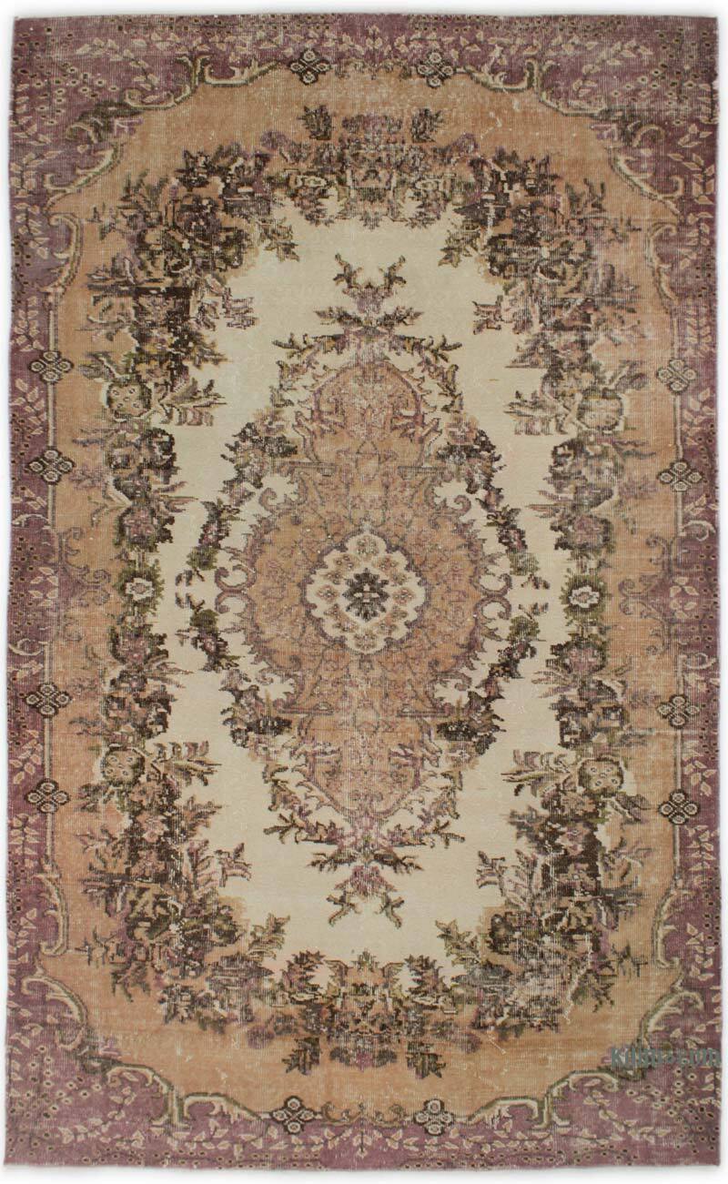 Alfombra Vintage Turca Anudada a Mano - 170 cm x 281 cm - K0082948
