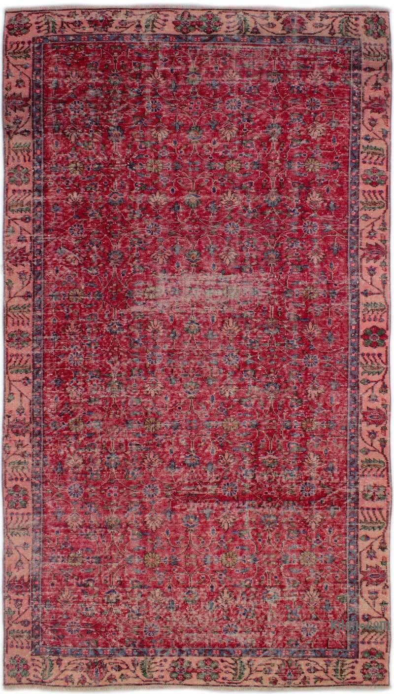 El Dokuma Vintage Halı - 160 cm x 282 cm - K0082952