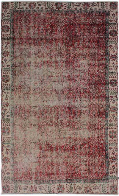 Vintage Turkish Hand-Knotted Rug - 5'  x 8' 6" (60" x 102")