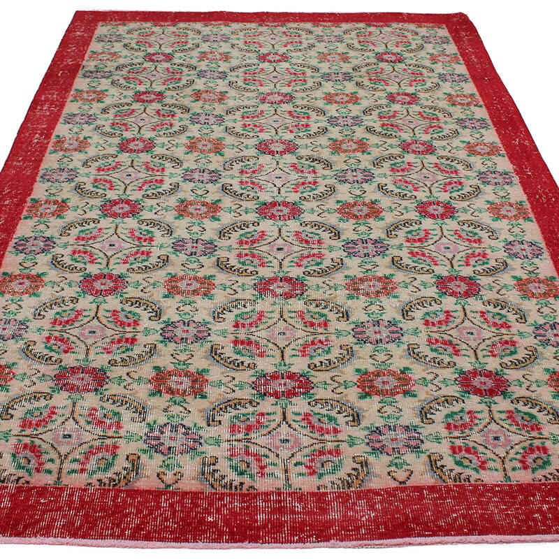 El Dokuma Vintage Halı - 161 cm x 250 cm - K0082954