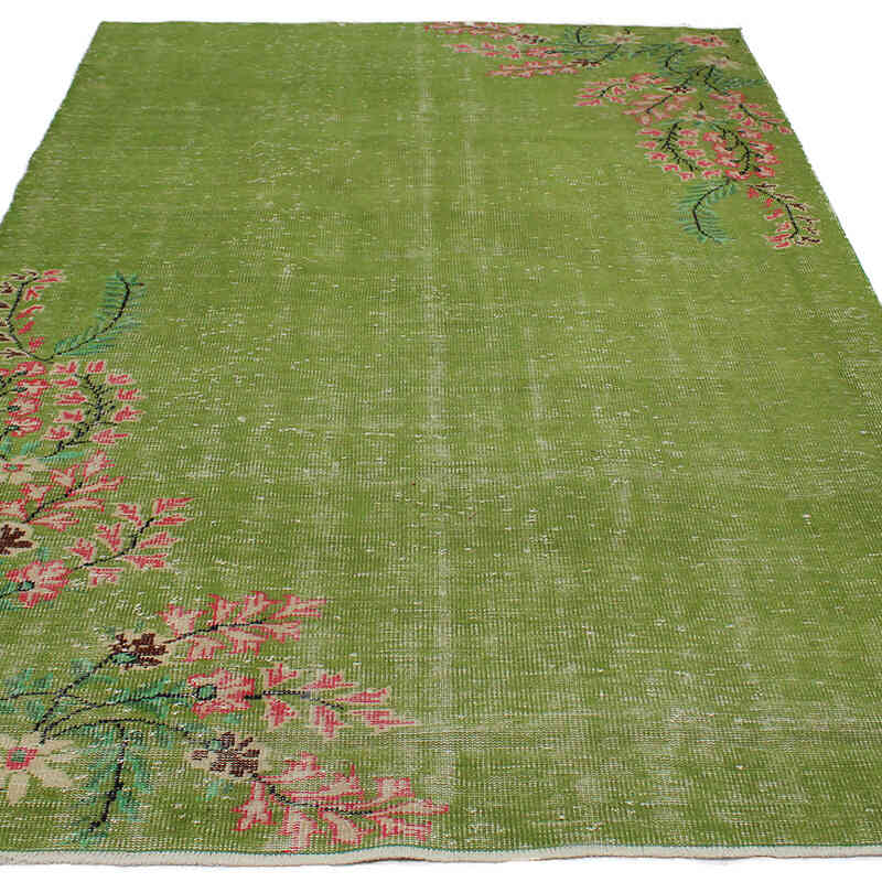 Alfombra Vintage Turca Anudada a Mano - 175 cm x 277 cm - K0082955