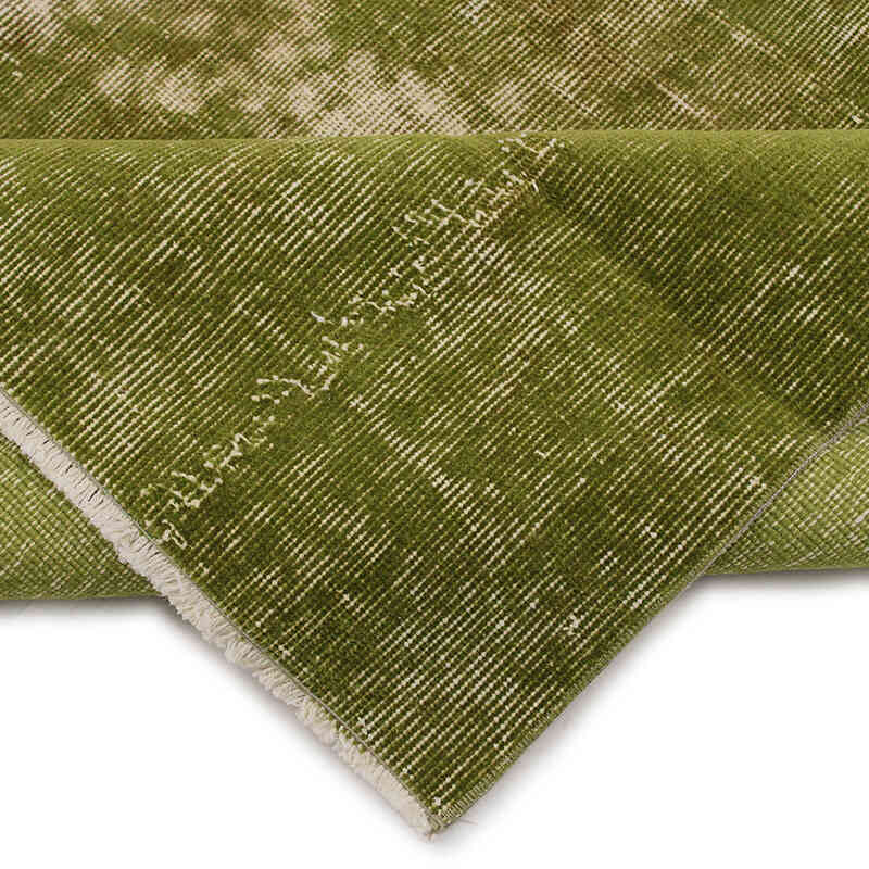 Over-dyed Vintage Hand-Knotted Turkish Rug - 5' 2" x 9' 4" (62" x 112") - K0082957