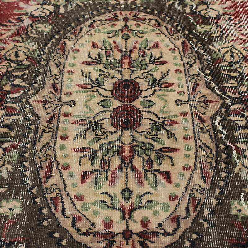 Alfombra Vintage Turca Anudada a Mano - 170 cm x 266 cm - K0082958
