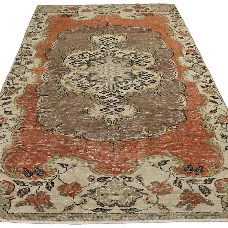 El Dokuma Vintage Halı - 151 cm x 275 cm - K0082960