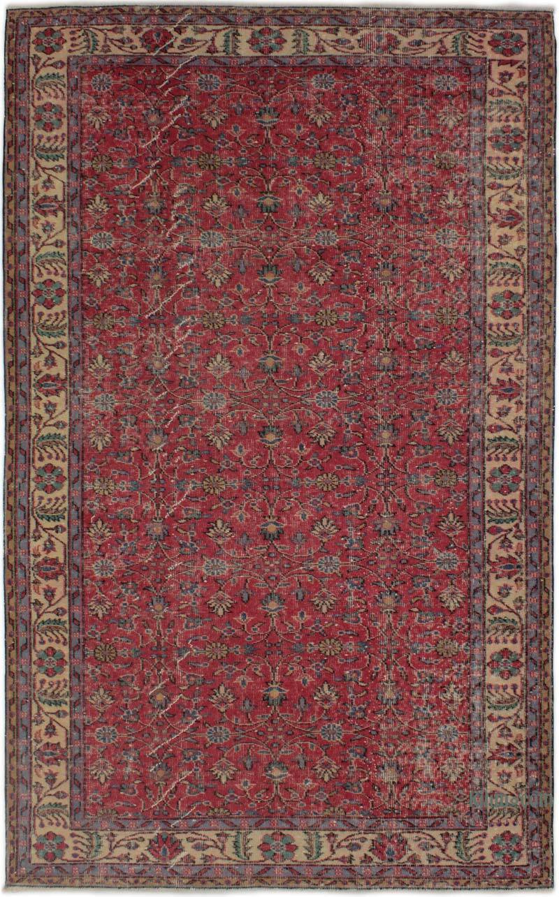 El Dokuma Vintage Halı - 160 cm x 263 cm - K0082961