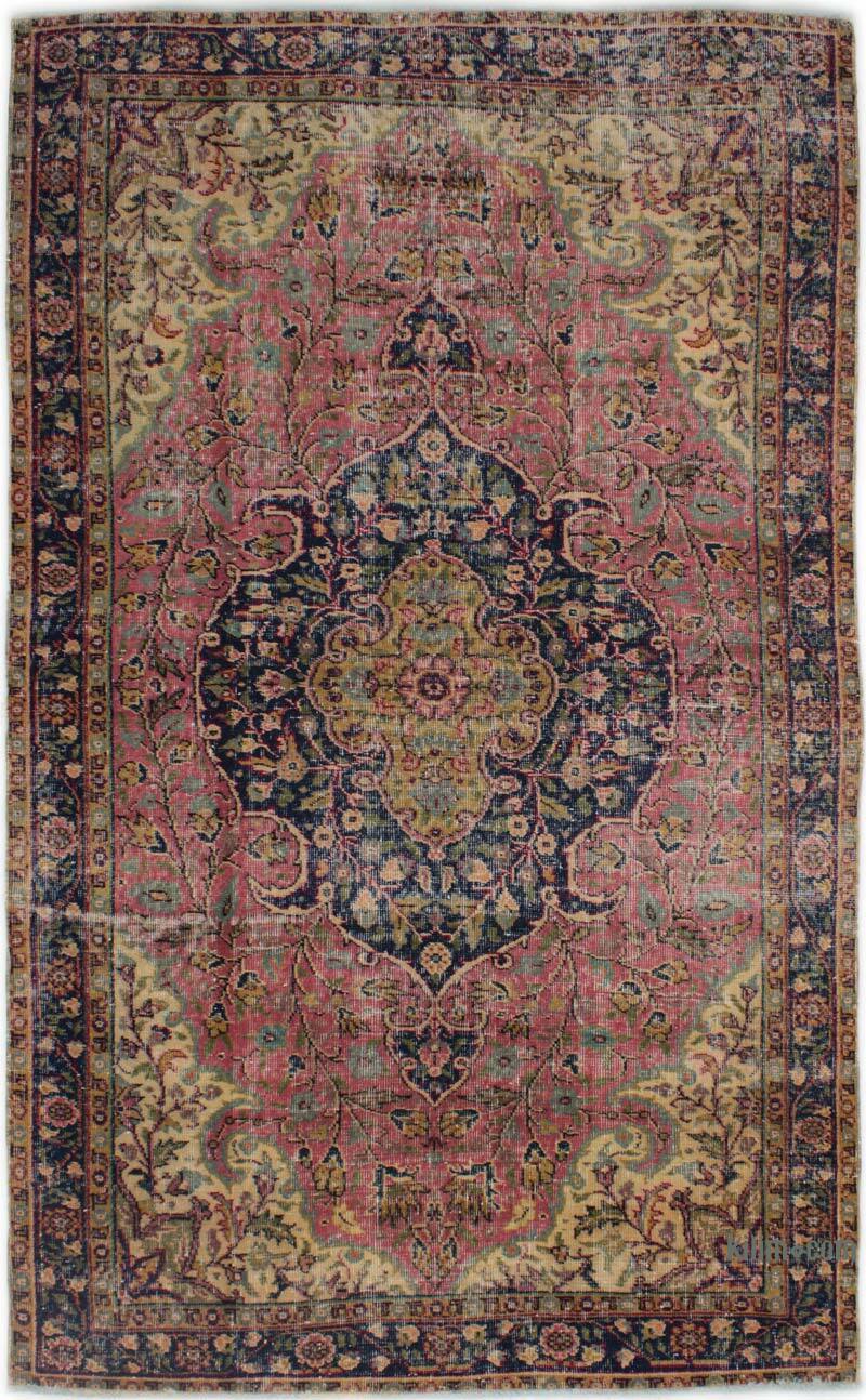 El Dokuma Vintage Halı - 156 cm x 255 cm - K0082963