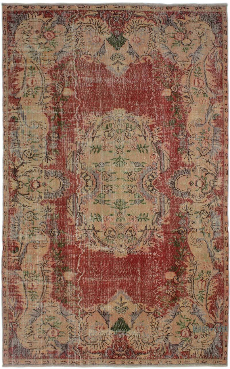 Alfombra Vintage Turca Anudada a Mano - 165 cm x 267 cm - K0082964