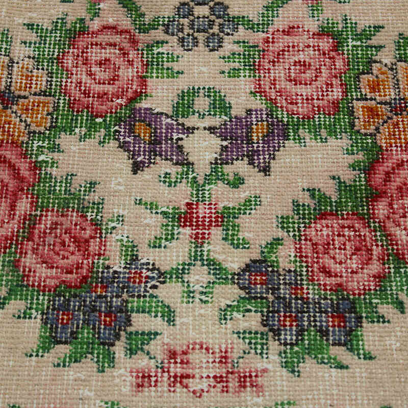 El Dokuma Vintage Halı - 161 cm x 286 cm - K0082965
