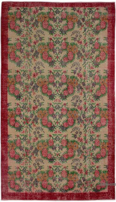 El Dokuma Vintage Halı - 161 cm x 286 cm