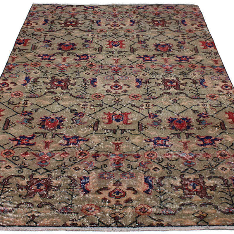 El Dokuma Vintage Halı - 151 cm x 248 cm - K0082966