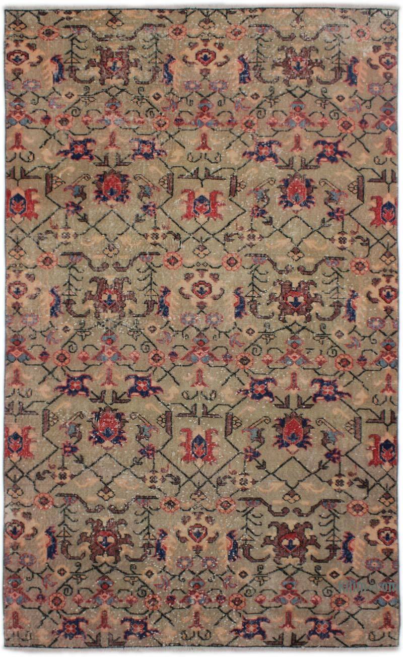El Dokuma Vintage Halı - 151 cm x 248 cm - K0082966