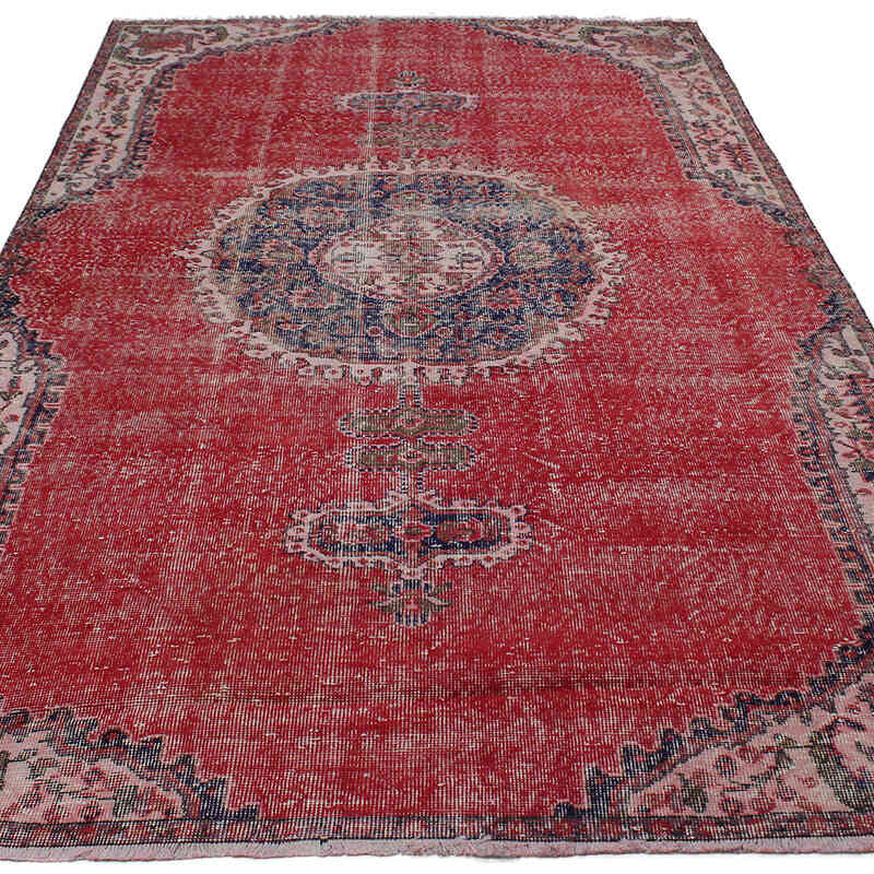 Alfombra Vintage Turca Anudada a Mano - 169 cm x 285 cm - K0082968
