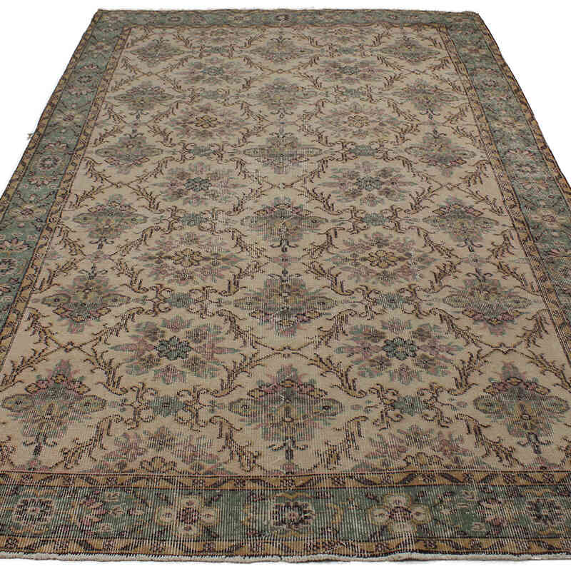 El Dokuma Vintage Halı - 170 cm x 282 cm - K0082969