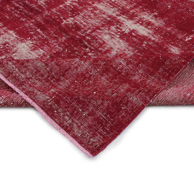Over-dyed Vintage Hand-Knotted Turkish Rug - 5' 4" x 7' 8" (64" x 92") - K0082975