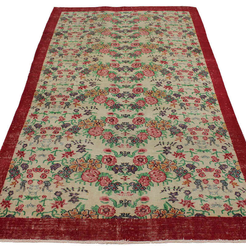 El Dokuma Vintage Halı - 156 cm x 261 cm - K0082977