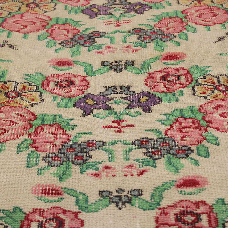 El Dokuma Vintage Halı - 156 cm x 261 cm - K0082977
