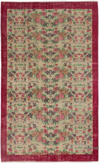 El Dokuma Vintage Halı - 156 cm x 261 cm
