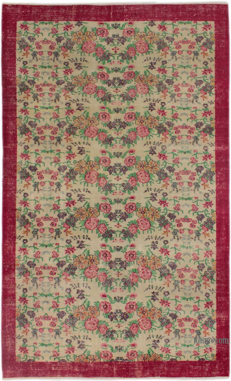 El Dokuma Vintage Halı - 156 cm x 261 cm - K0082977