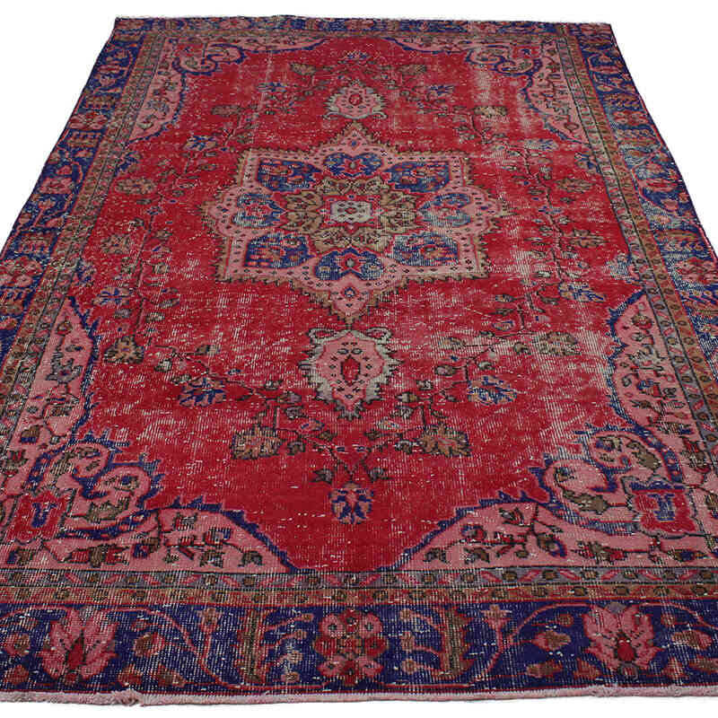 El Dokuma Vintage Halı - 162 cm x 283 cm - K0082979