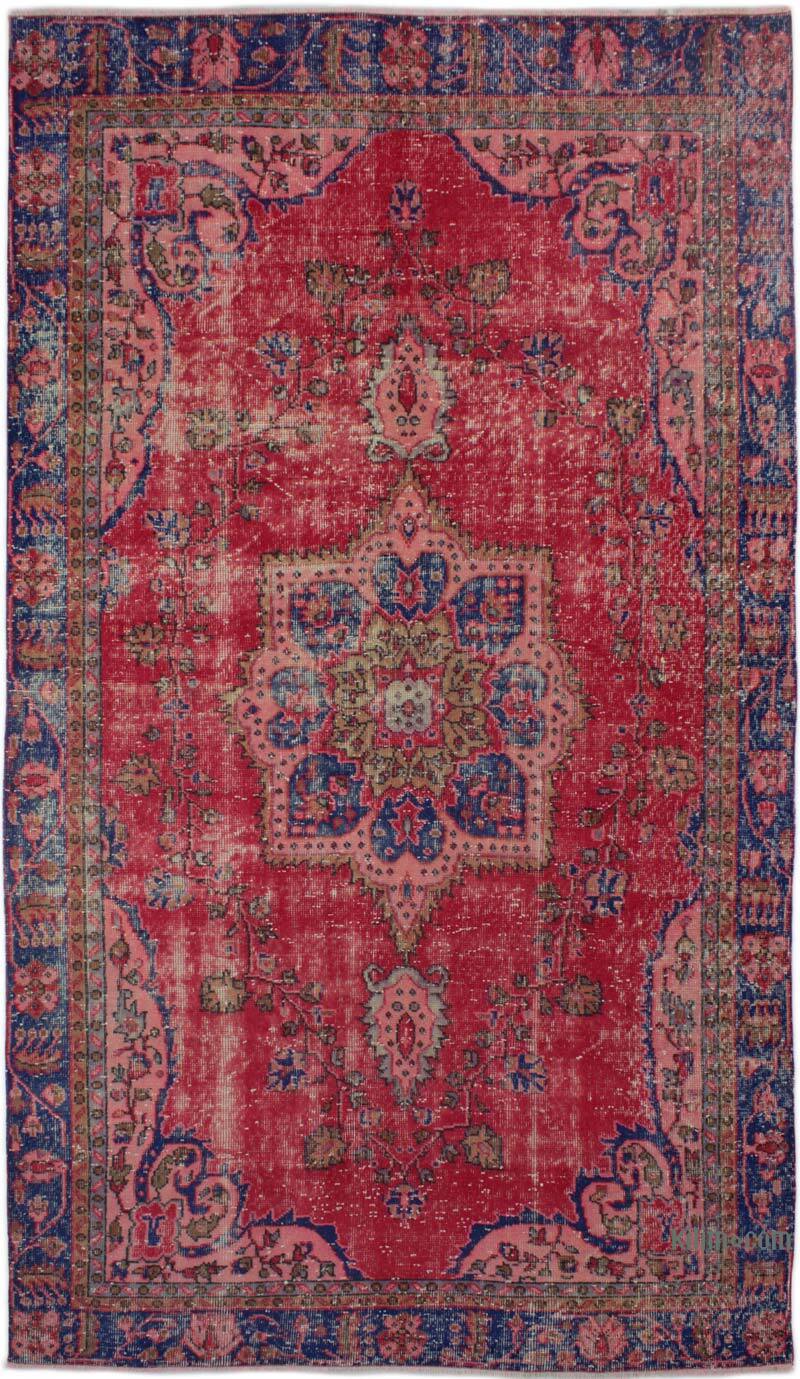 El Dokuma Vintage Halı - 162 cm x 283 cm - K0082979
