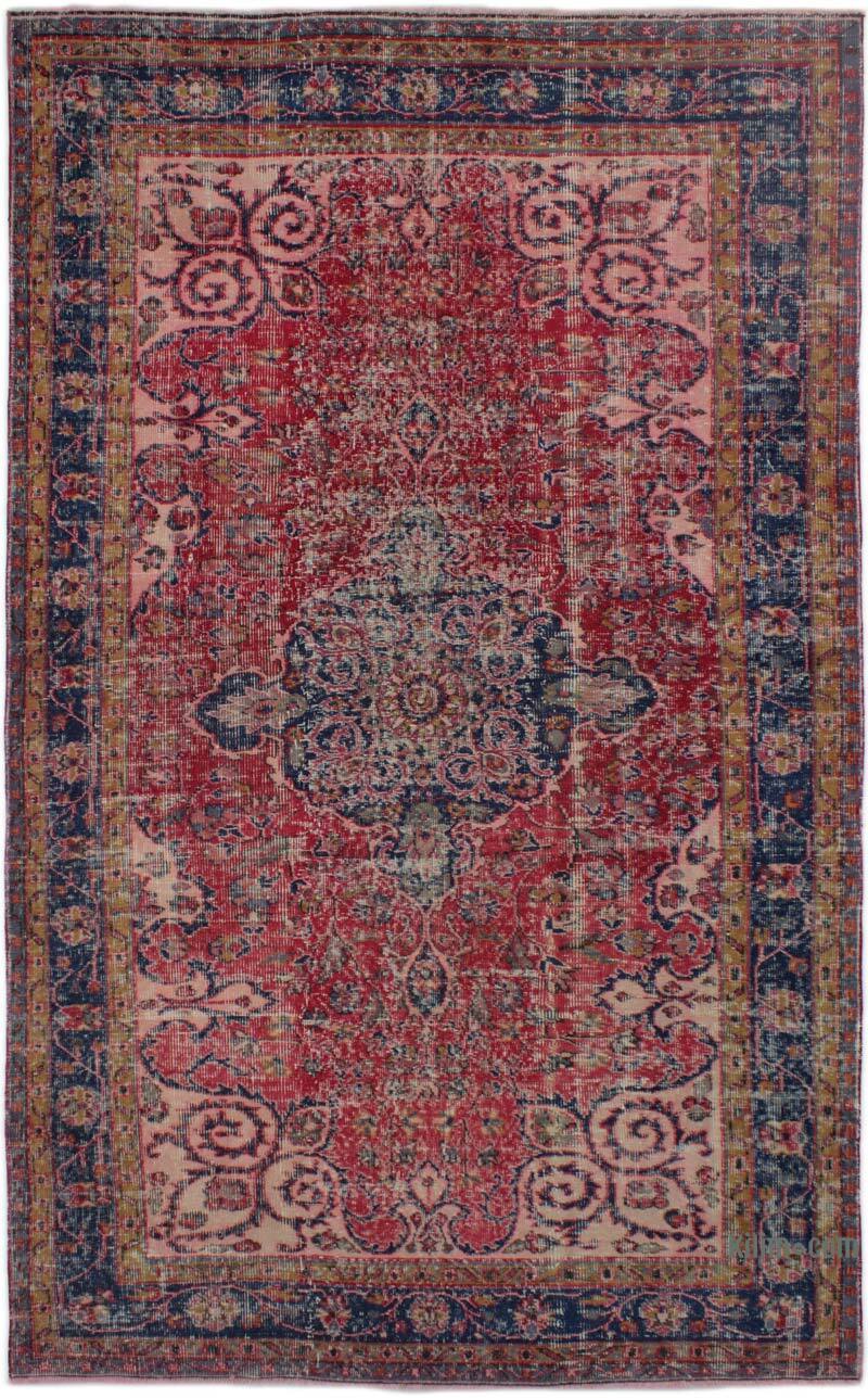 El Dokuma Vintage Halı - 164 cm x 271 cm - K0082980