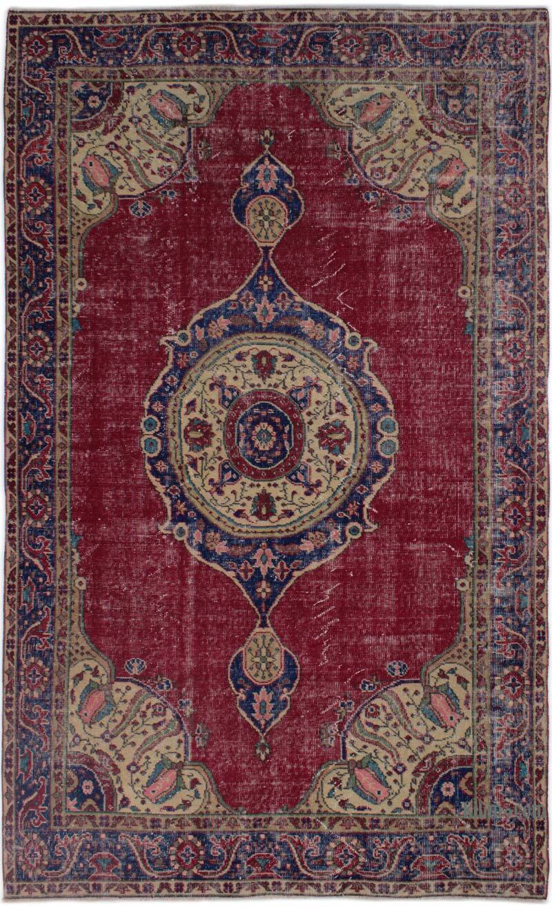 El Dokuma Vintage Halı - 162 cm x 270 cm - K0082981