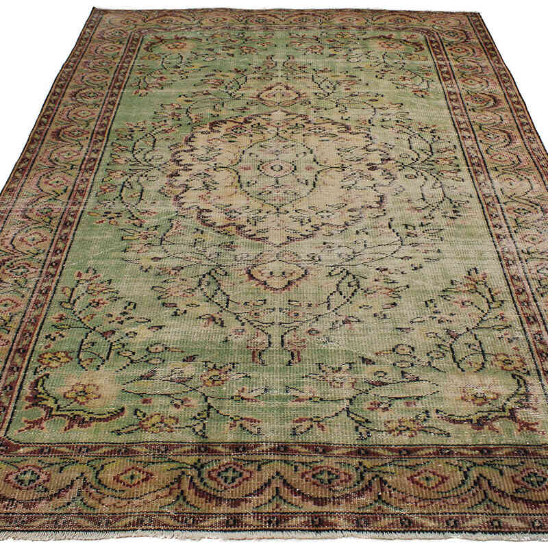 El Dokuma Vintage Halı - 165 cm x 250 cm - K0082982