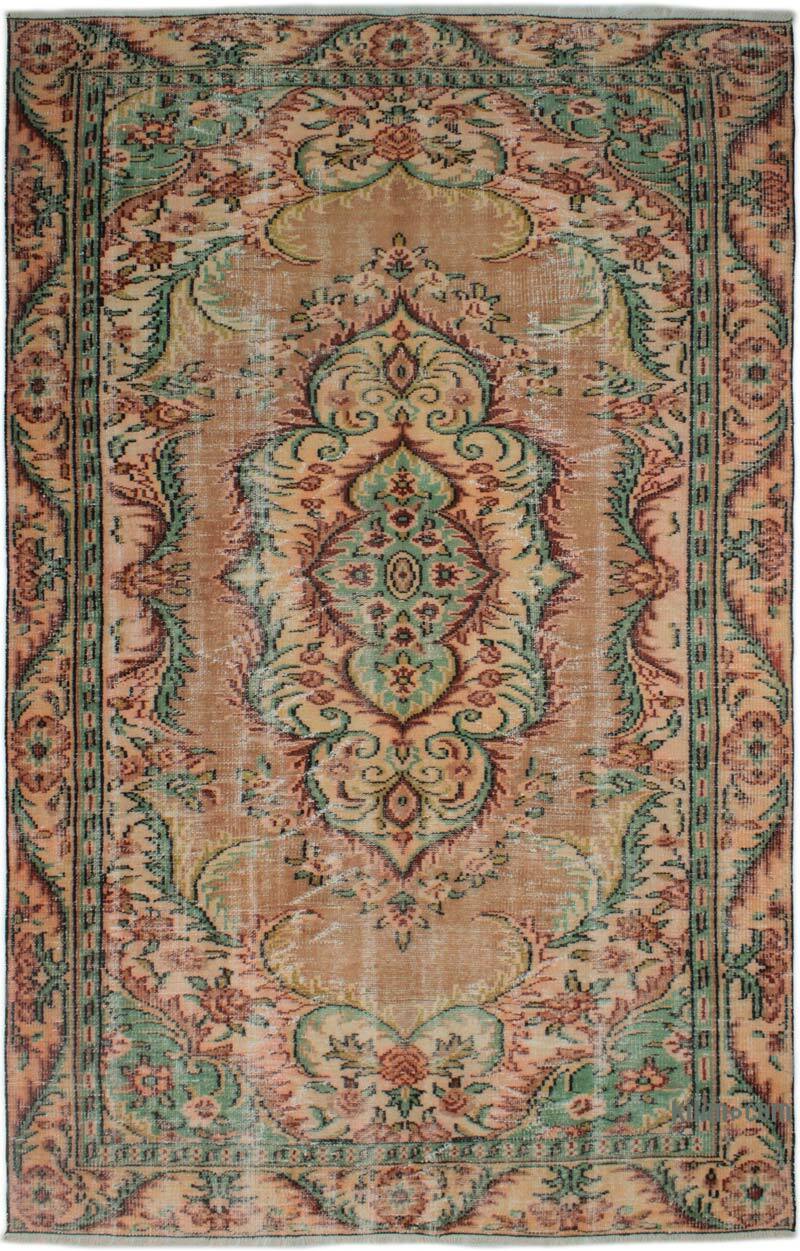 Alfombra Vintage Turca Anudada a Mano - 172 cm x 270 cm - K0082983