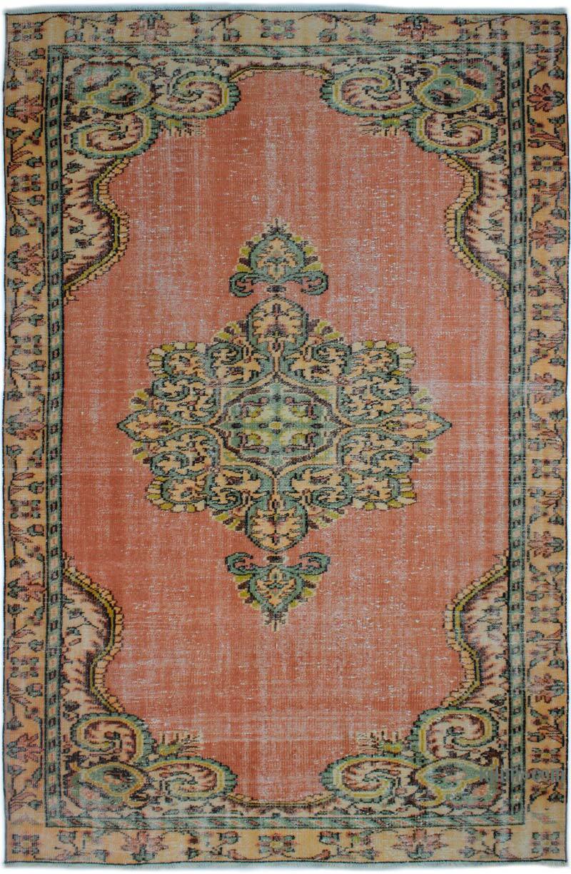Vintage Turkish Hand-Knotted Rug - 5' 9" x 8' 10" (69" x 106") - K0082984