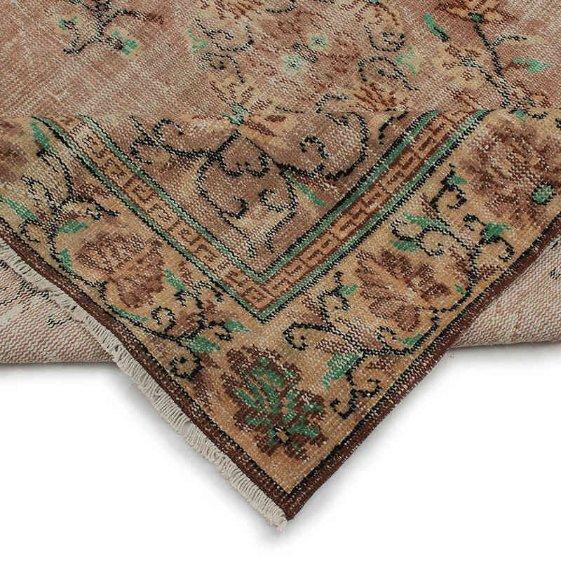 Vintage Turkish Hand-Knotted Rug - 5' 9" x 9'  (69" x 108") - K0082988